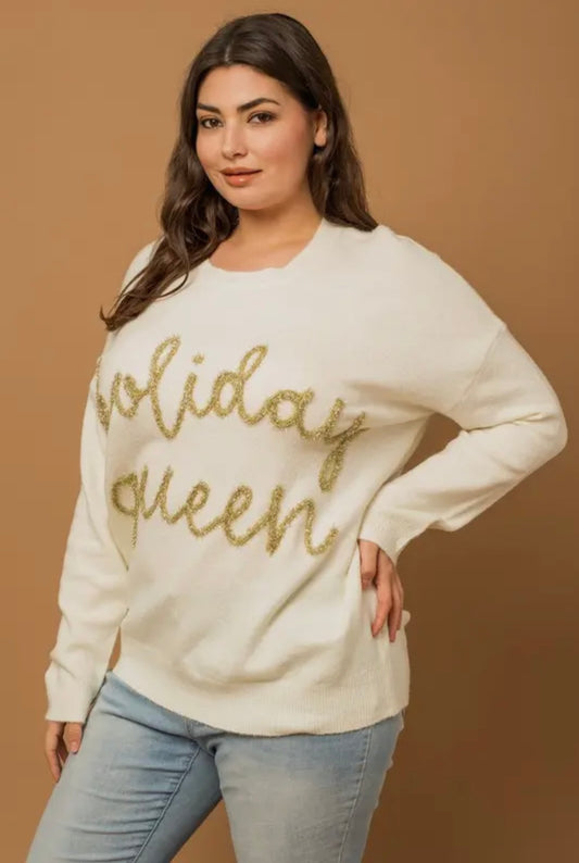 Holiday Queen Sweater (Plus)